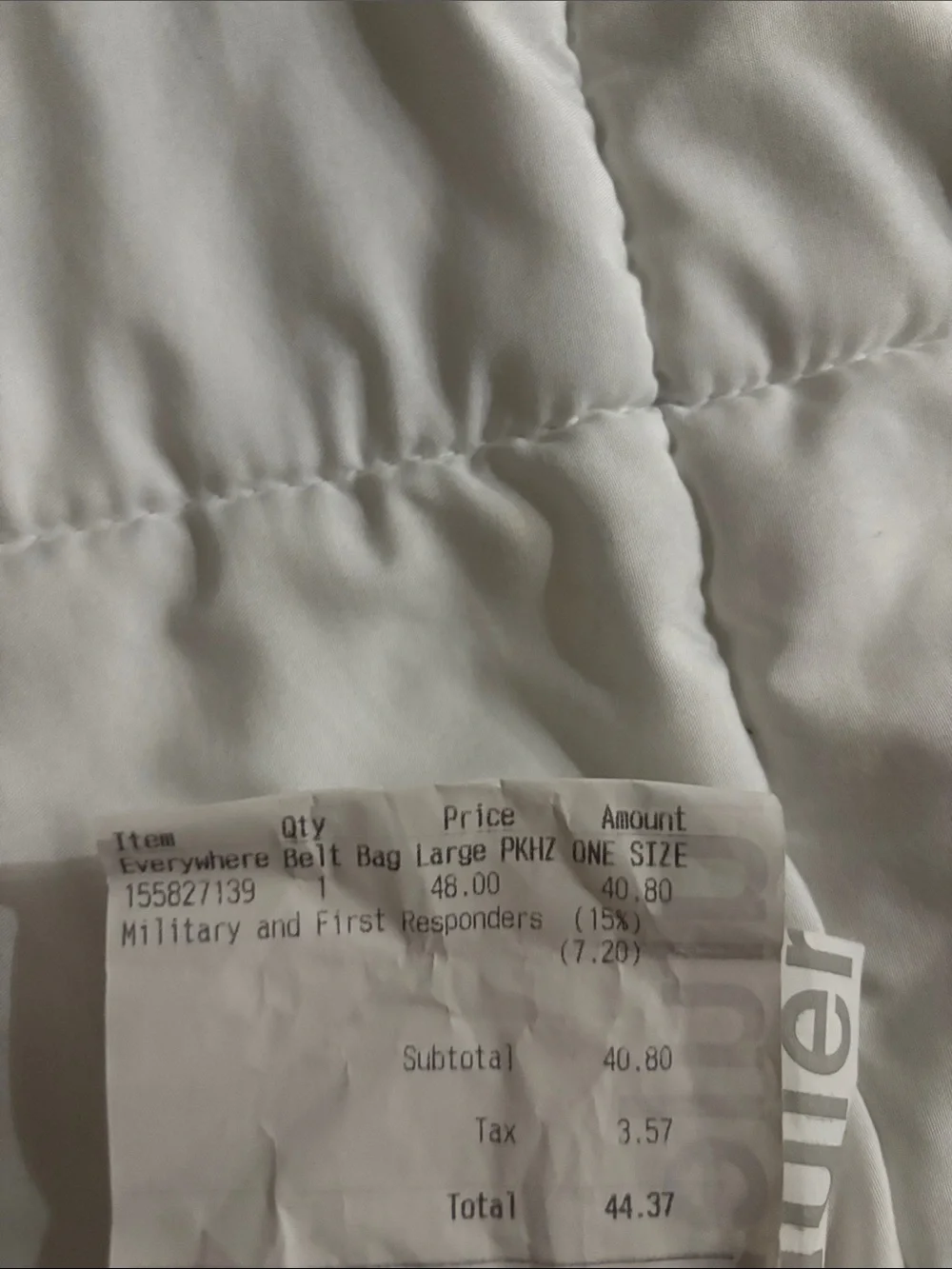 Light Pink Lululemon Bag